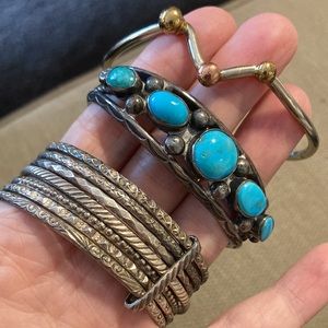 Set of Silver Plated Bracelets